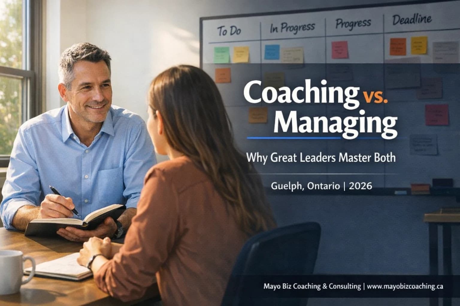 When to coach versus when to manage: matching your leadership approach to the situation