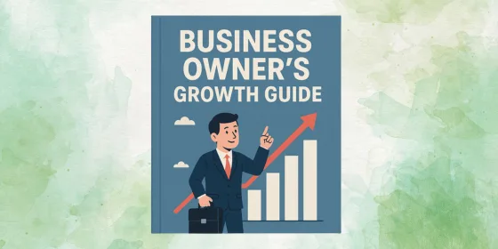Business Owner's Growth Guide downloadable PDF with 7 sustainable growth strategies for entrepreneurs and business leaders